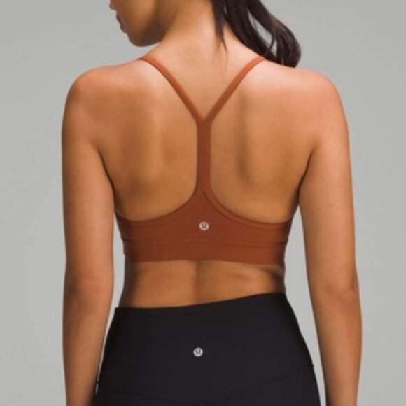 lululemon athletica Tops - Lululemon Flow Y Wrap-Front High Neck Bra